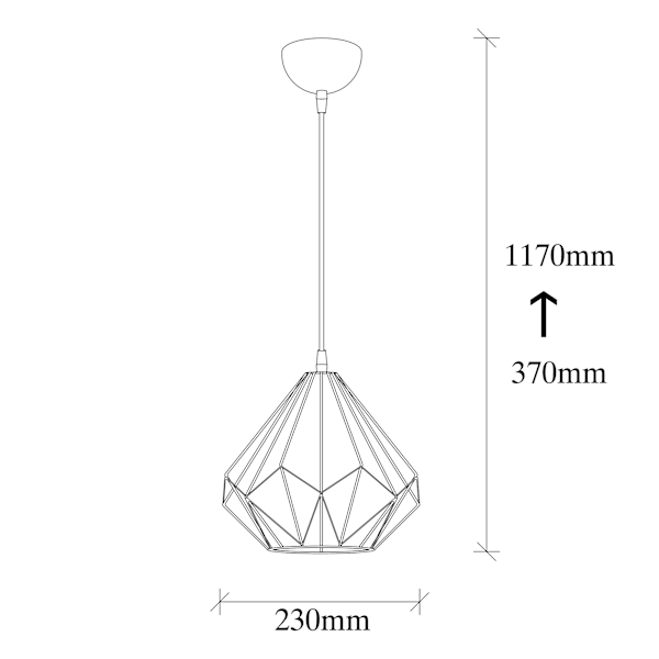 Lysekrone Diamant - 704-S