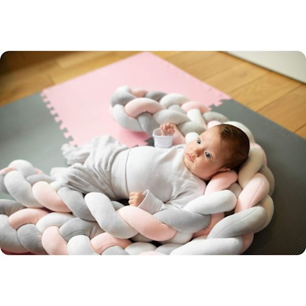 Pinnasängyn päällinen Ricokids 3m - Mint, vaaleanpunainen ja violetti