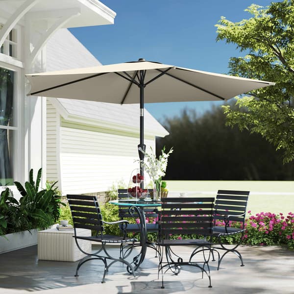 Terrasseparasol, 270 cm, UPF 50+ UV-beskyttelse