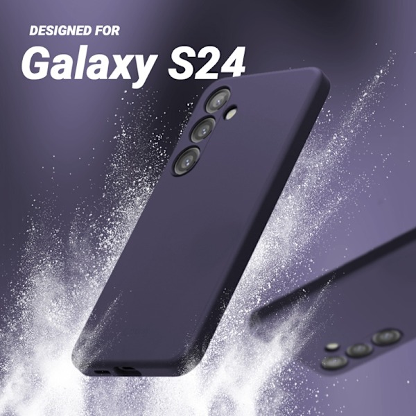 Crong Color Cover - Fodral för Samsung Galaxy S24 (lila)