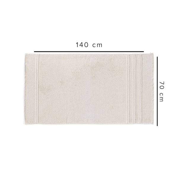 Badehåndklæde Kinsey (70 x 140) - Creme