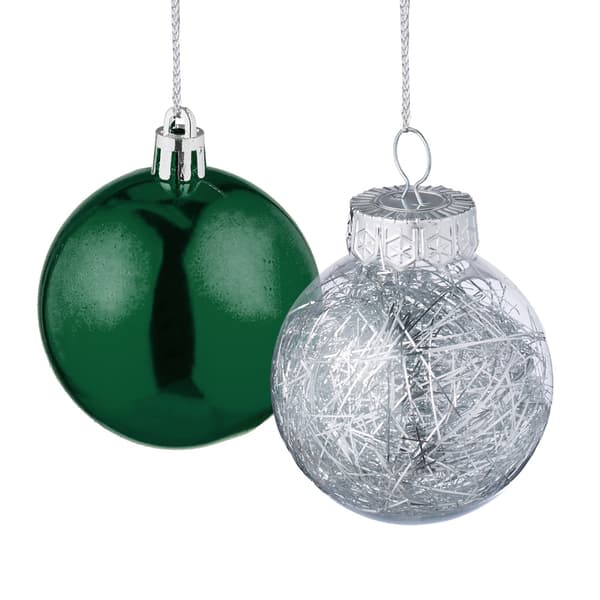 Julgransprydnader Set, 101 plastkulor