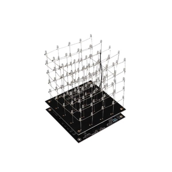 3D Led Cube 5 x 5 x 5 (valkoinen led)