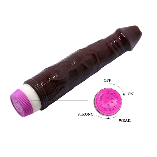 Baile - Waves Of Pleasure Vibrator 23 Cm Brun