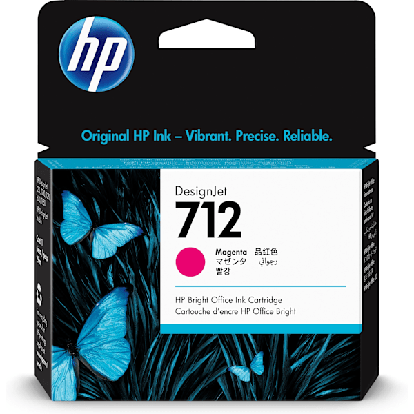 HP 712 - mustekasetti, magenta