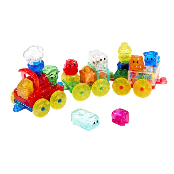 Jelly Blox Squishy Junasetti Sensoriset Rakennuspalikat, 30 Palikkaa