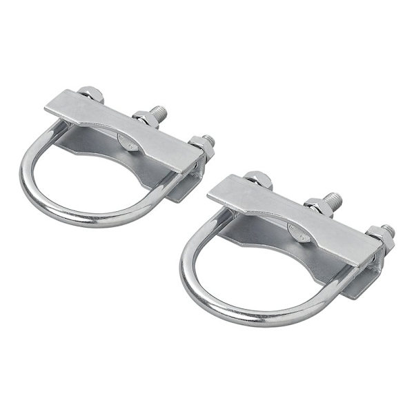 U-kiinnike pyöreä 60/70mm pyöränkiinnittimelle - 2 kappaleen sarja