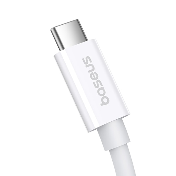 Kabel USB-C - USB-C 240W PD 8K 60Hz 40Gb/s 1m hvid