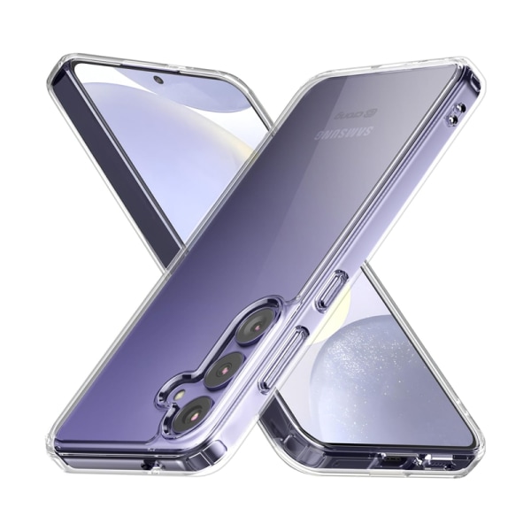 Crong Crystal Shield Cover - Fodral för Samsung Galaxy S24+ (Transparent)