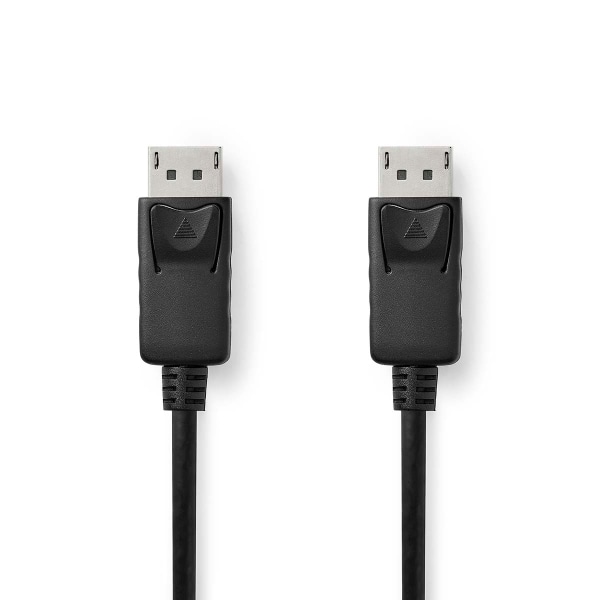 Displayport kabel | DisplayPort Han | DisplayPort Han | 4K@60Hz | Nikkelplateret | 2.00 m | Runde | PVC | Sort | Box