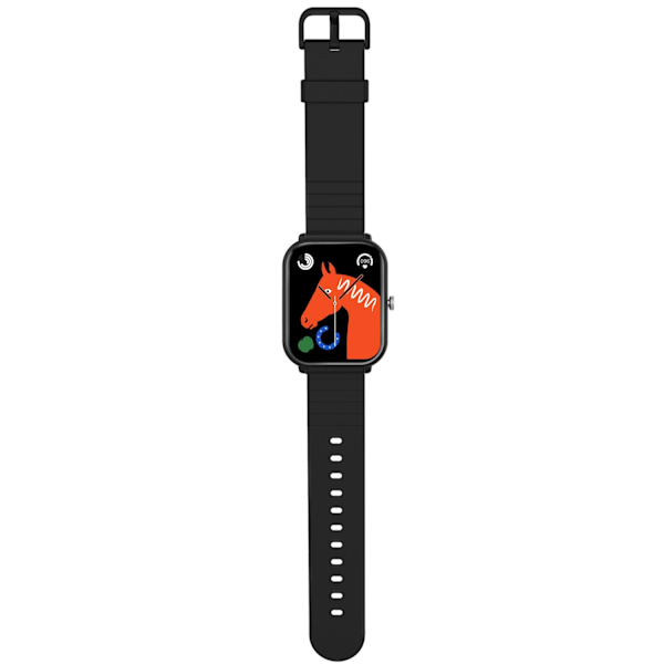 Trainermate 2 Smartwatch med rektangulær urskive Sort