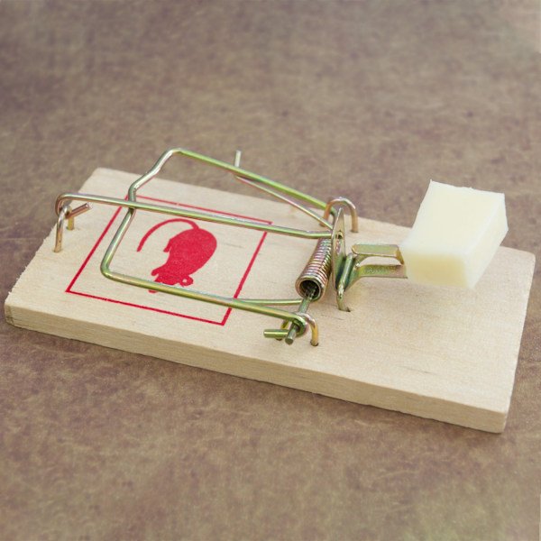 Mousetrap Trä Uppsättning om 40