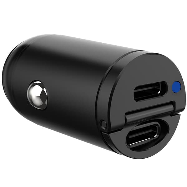 Autolaturi Mini 2xUSB-C PD 30W