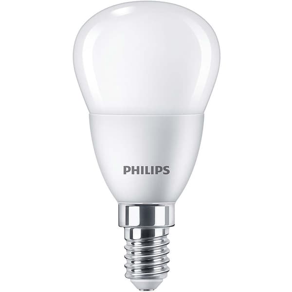 4 kpl LED E14 Globe P45 5W (40W) Frost 470lm