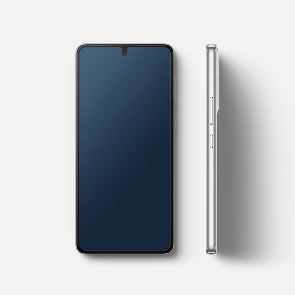 Härdat glas för Galaxy A73 5G Invisible Defender ID Glas 2,5D 0,33 mm
