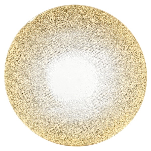 Stander til dekorative lyskompositioner, spejlglas, glitter, 15 cm