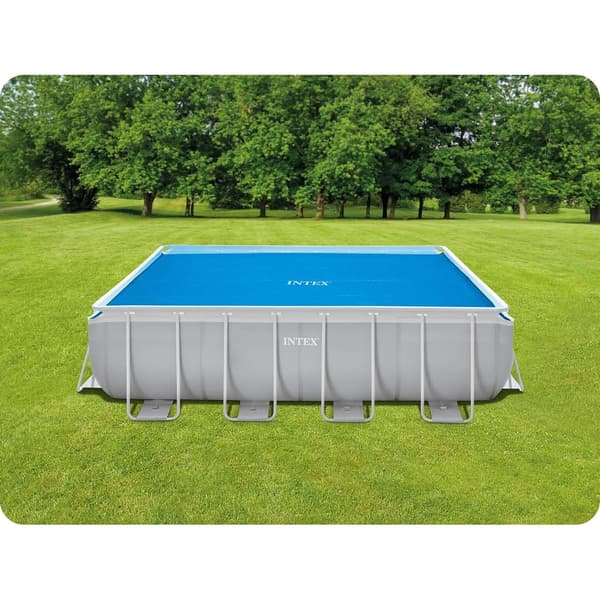 Solafdækning til swimmingpool 488 x 244 cm INTEX 28029