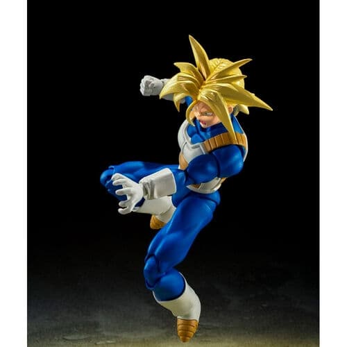 Super Saiyan Trunks S.H. Figuarts figur, 14 cm samleobjekt