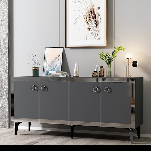 Console Ponny - Antracit, Silver