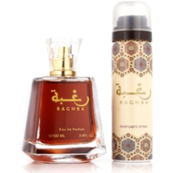 Lattafa Perfumes - Raghba Gift set EDP 100 ml and deospray 50 ml