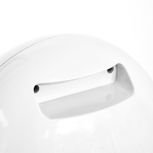 LED elektrisk pejs mini bordpejs 1500W med flammeeffekt, stabil, ABS plast, hvid, kompakt størrelse 30,5 x 18 x 35 cm