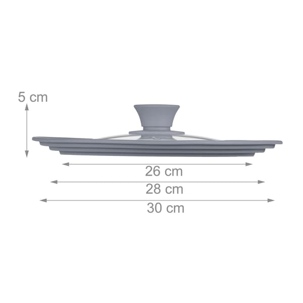 Grytlock 26-30 cm med silikon
