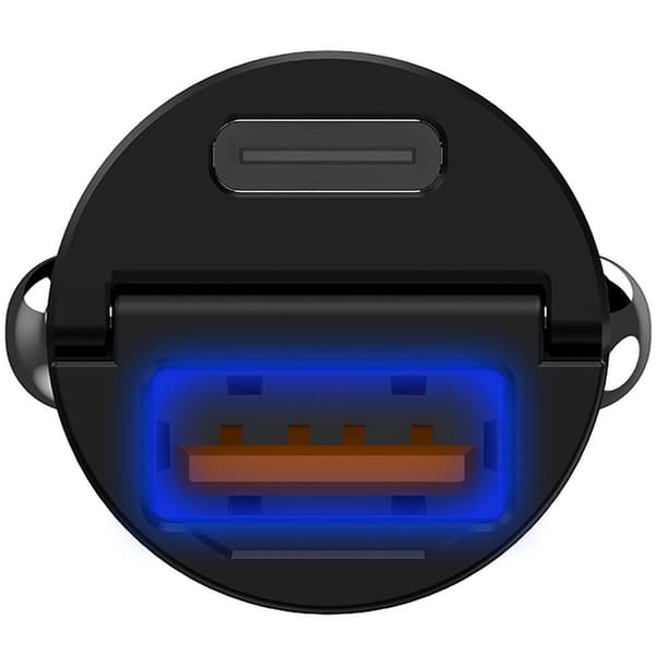 Autolaturi Mini 1xUSB-C PD 1xUSB 30W