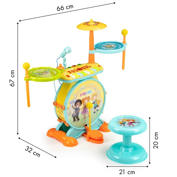 Urkurummut 2in1 karaokemikrofoni mp3 LED