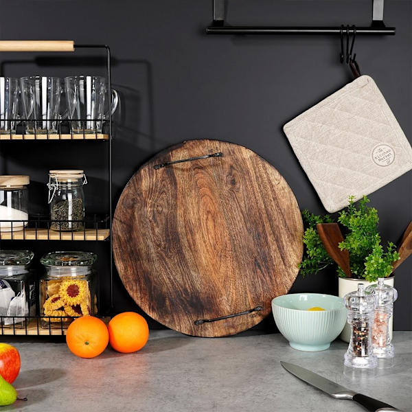 Skärbräda i Exotiskt Mangoträ med Unik Design
