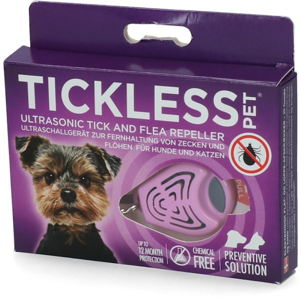 Tickless Pet sort op til 12 måneders beskyttelse