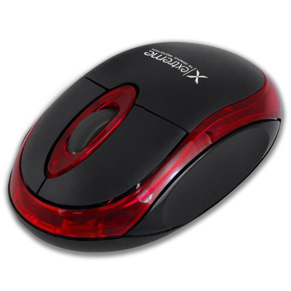Extreme langaton Bluetooth-optinen hiiri 3D Cygus Red