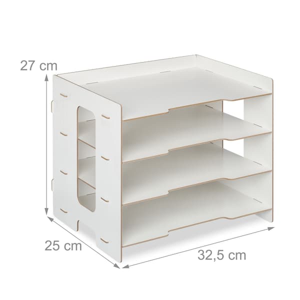 Postilaatikko MDF, 3 lokeroa