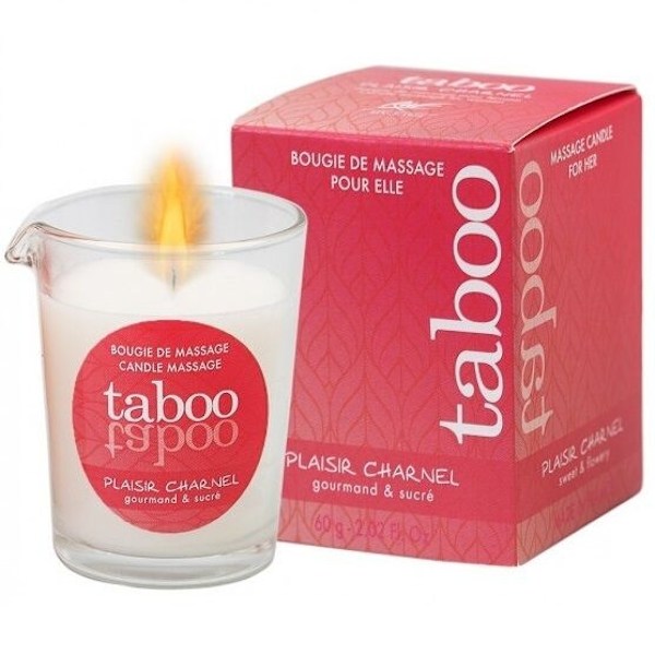 Ruf - Taboo Massage Candle For Her Plaisir Charnel Kakaoblommaaroma