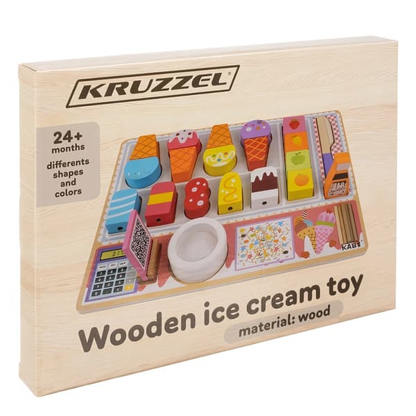 Isbutik i træ Kruzzel 22494