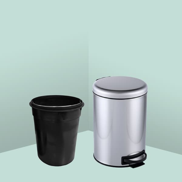 12L Step Bin med indvendig spand – Soft-Close, håndfri