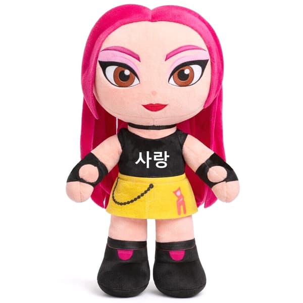Kpop-pehmolelu fuksianpunainen 35cm
