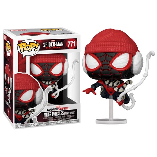Spiderman Miles Morales Vinterdräkt för barn, storlek 4-12