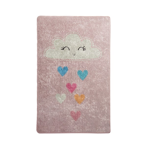 Matto (140 x 190) Baby Cloud - vaaleanpunainen