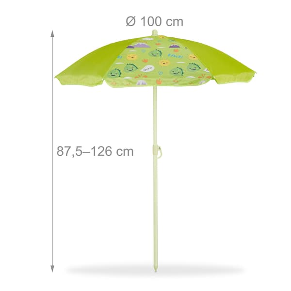 Camping Siddegruppe for børn med parasol