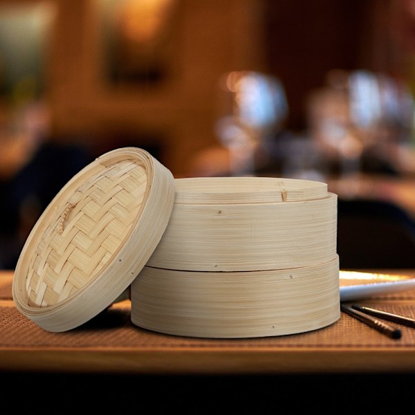 Ångkokare i bambu 26 cm