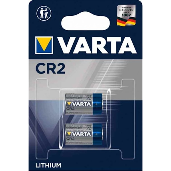 VARTA Lithium Cylindrisk batteri CR2, 2-pak