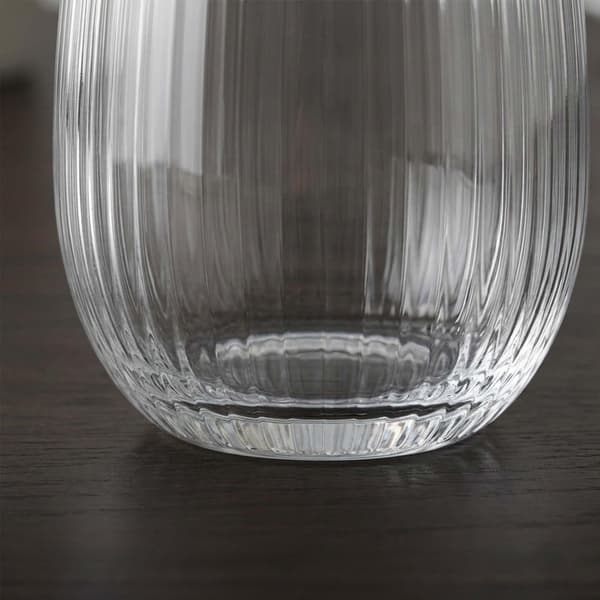 Sæt med 6 gennemsigtige glas, 400 ml kapacitet