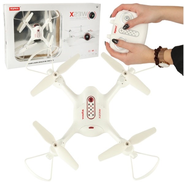 Syma X23W 2,4GHz 4CH FPV Wi-Fi vit RC drönare