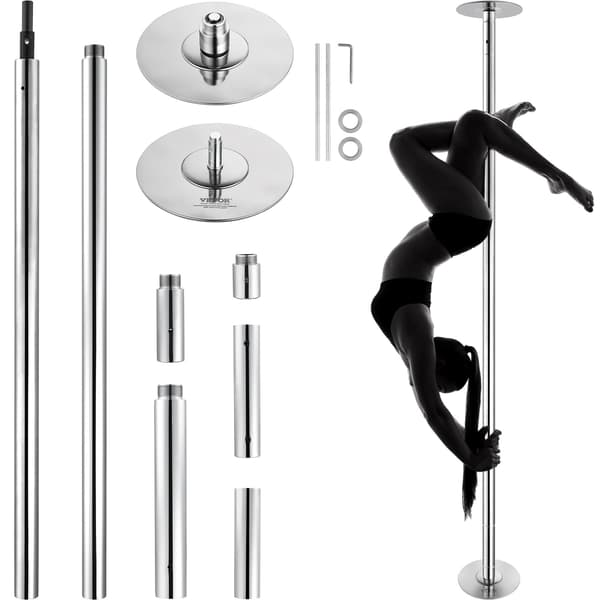 Dansestangssæt, spinning og statisk, 45 mm, justerbar