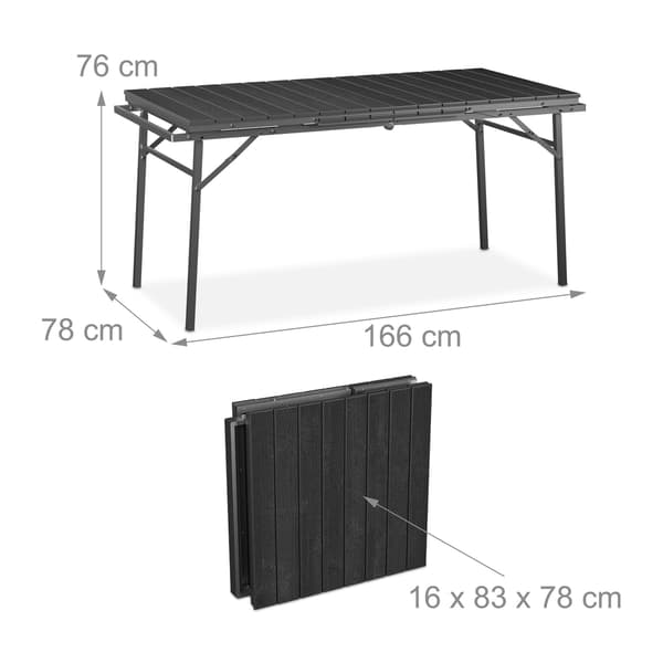 Sammenklappeligt havebord