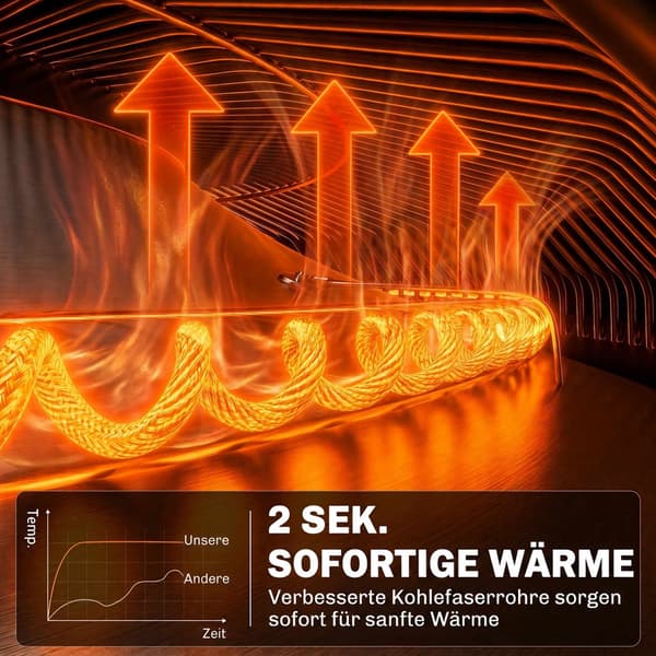Ripustettava infrapunalämmitin 2000 W LED-valolla ja kaukosäätimellä