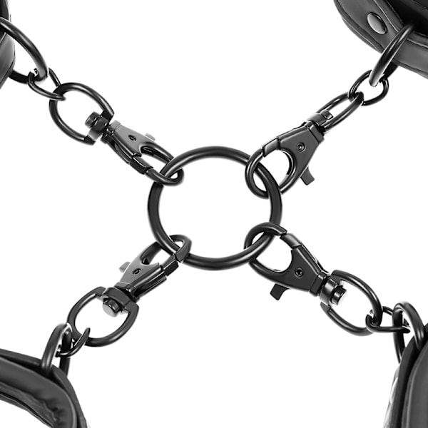 Fetish Submissive - Set med hand- och fotbojor med noprenfoder