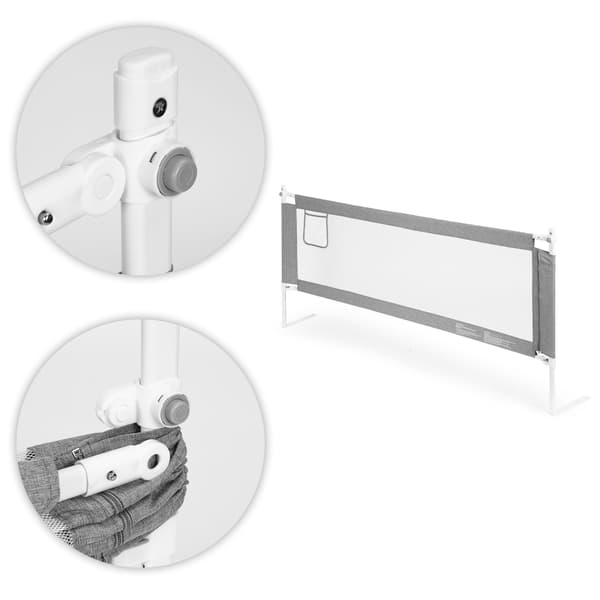 Sängyn turvakaide, 200 cm, suojaava este lapsille, ECOTOYS