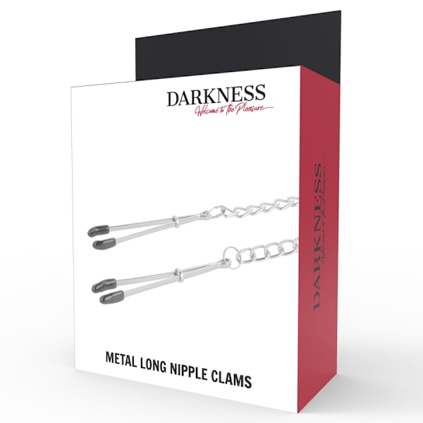Darkness - Justerbara metallnippklämmor