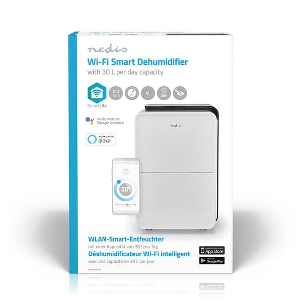 Wi-Fi Smart Avfuktare, 30L/Dag, Appkontroll